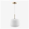 SKLUM Lampada da soffitto Bruner in metallo e vetro -