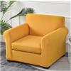 AQIGR Copridivano con Schienali Separati E Cuscini Seduta, 1 Posto Copridivano Antiscivolo con Fascia Elastica, Elasticizzato Decorazione del Soggiorno Prova di Graffio Copridivano (Color : #41)