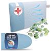 BELTALIA Cuscino Cervicale Alto 16 cm Aromaterapico Antirussamento - Dispositivo Medico Classe 1 Detraibile - Traspirante - Fodera Jersey - Made in Italy - (Eucalipto Jersey, 73X43 H16)