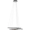 Lucande lampada a sospensione dimmerabile (Moderno) colore Grigio, in Metallo ad es. Soggiorno & Sala da pranzo lampadina inclusa Lampada lampadine per plafoniera
