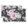 BANZAII TEXTILE INNOVATOR ONLINE Banzaii Coppia Federe 50x80 cm con Cerniera 100% Microfibra Manopesca, Set 2 Federe con Zip 50x80 cm, Made in Italy, Sally Nero