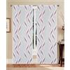 GBiancheria Tende a pannello Madrid 60 cm - coppia tende semitrasparenti in jacquard moderne ed eleganti, disponibili in vari colori, facili da lavare e subito pronte da appendere (Bordeaux, 60x240 cm)