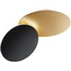 Perenz Plafoniera Contemporanea Drum Alluminio Oro Led Integrato 43W