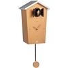 KOOKOO BirdHouse rame, orologio cucu design moderno, canto di 12 uccelli canori o cuculo, orologio c. pendolo