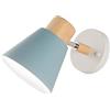 Milageto Nordic Creativo Lampada Da Parete E27 Lampada Da Comodino Decorativo Semplice Applique Da Parete Illuminazione per La Camera Dei Bambini Balcone, Blu