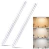 Aigostar LED Sottopensile Cucina con Interruttore 9W CCT 990LM Barra LED Sottopensile IP20 230V, 3000K/4000K/6500K, Adatto a cucina, armadio, scaffali. 572 * 34 * 23mm, 2 pcs