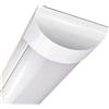 LineteckLED -P21-24W- Plafoniera Led Ultrasottile 60cm 24W Bordo Argento Completo di Led 4200K Luce Naturale