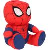 CARTOON Salvadanaio in Peluche Spiderman 20 cm Morbido e Sicuro con Fessura e Apertura alla Base Marvel Originale, Educativo per Bambini 3+ Idea Regalo Cameretta
