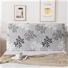 uyeoco 180cm/150cm Copri Testiera Letto Matrimoniale Singola,Copritestiera Letto Una Piazza E Mezza Cotone Elasticizzata Fantasia,universale Copertura Per Testiera Per Letto Lavabile(Color 23,160cm/63in)