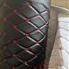 ZHJBD Tessuto di Pelle Finta Tappezzeria Rivestimento Divano Trapuntato Nero Tessuto in Similpelle per Mobili in Ecopelle per Cuscini Auto (Color: Nero)