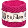 Bobilon Fettuccini Zpagetti Ball - Filato per T-Shirt e Magliette da 3-5 mm, per Lavori a Maglia, Uncinetto, Maschere per Orecchie - Cotone Biologico, Macramè, Jersey - Rosa