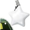 Generico Tocco luminoso per borsa a LED, luce con sensore tattile per borsa,Luce notturna da borsa per esterni | Portachiavi con luce a forma di cuore a forma di stella, lampada da borsetta, luce notturna, bor