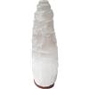 Fantasy Bazar Lampada di selenite circa h 36-38 cm, con base legno cristallo, pietra, cristalloterapia lampada con impianto a 220 volt compresa lampadina 15 w