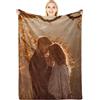 Giftove Coperta Personalizzata con Foto - Regalo Anniversario per Coppia