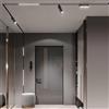 B·LED BARCELONA LED Faretto LED a binario magnetico 48V - 18W - Nero