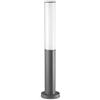 Ideal Lux Paletto per Esterno Etere Antracite - Lampada Giardino IP44 Luce Naturale LED Integrata 4000K 9,5 Watt in Altezza 60 cm Balcone Terrazzo Ristorante Bordo Piscina Tenuta in Campagna