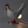 Generic Lampada a Forma di Animale in Resina, Uovo di Gallina USB Light-up, 3D LED Night Light Tassidermia per Camera da Letto e Soggiorno - Easter Eggs
