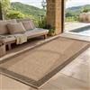 SIMPEX Tappeto per Interni ed Esterni, Robusto, Resistente alle intemperie e Facile da Pulire, con Effetto Juta Naturale, Ideale per Soggiorno, Cucina, terrazza, 80x250 cm