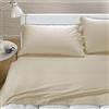 Caleffi 38984 Cotone Flanella Tinta Unita Completo Lenzuola per Piazza e Mezza Letto, Beige (14999)