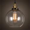 LIGINOK Lampada a Sospensione in Vetro Vintage Industriale Lampadario E27 Paralume Lampada a Sospensione per Illuminazione da Soffitto per Camera da Letto, Soggiorno, Ristorante, Loft