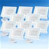 Aigostar Faretto LED da Esterno 50W,4300LM,Faretti LED Esterno Naturale 4000K,Luce di Sicurezza Impermeabile IP65,Per Giardino,Cortile,Garage,Corridoio, Confezione da 10