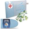 BELTALIA Cuscino Cervicale Alto 16 cm Aromaterapico Antirussamento - Dispositivo Medico Classe 1 Detraibile - Traspirante - Fodera Resistat - Made in Italy - (1, Eucalipto Resistat, 73x43 H16)