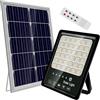 MAKA change your life quality Faro Solare da Esterno 400W con Pannello Solare Monocristallino Led Esterno Impermeabile IP67 336 Macro Leds Faro Luce Fredda 6500K 10 Ore Autonomia Sensore Crepuscolare Supporti (U)
