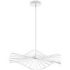 Generico UNIVERSO LAMPADARIO DA SOFFITTO PENDENTE A SOSPENSIONE DI FORMA ROTONDA TRAFORATO PLAFONIERA LAMPADA PORTALAMPADA CON ATTACCO E27 ARREDAMENTO CASA MODERNO DI COLORE BIANCO