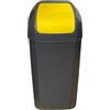 WELL HOME MOBILIARIO & DECORACIÓN Secchio - Pattumiera con coperchio basculante, 15 l, colore: giallo