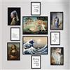 Giallobus - Set 10 poster da parete - Raccolta I grandi artisti 1 - Carta Patinata - | 2 x A3 42x30cm | 4 x A4 30x21cm | 4 x A5 21x15cm | - SENZA CORNICI - Stampe moderne soggiorno