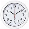 Monzana Orologio da Parete da Cucina Radiocontrollato Impermeabile 30cm con Batterie Silenzioso Analogico Cambio Orario Automatico Bianco