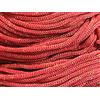 filati italiani cordini laminati Swan Glitter 500g - 450 metri per borse handmade e molto altro ancora (rosso/oro, THAI GLITTER)