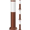 ledscom.de 4 lampade da vialetto/lampioni da marciapiede PORU per esterni, IP44, 39 cm, marroni, 1x E27 max. 40W