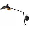 XHJL Applique da parete industriale Illuminazioni per pareti regolabile Lampada da parete girevole a 350° con braccio lungo flessibile per camera da letto Soggiorno Ufficio (Stile A)