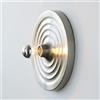 RXPVUXE Sconce da parete retrò a disco rotondo Plafoniera vintage da 13 pollici Bauhaus Decorazioni per la casa Apparecchio di illuminazione Nordic per interni in metallo cablato Applique da parete pe