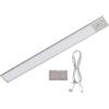Generico Luci LED Sotto - Barra LED Sottocon 3 Colori | Faretti Notturni Magnetici per Camera da Letto, Armadio e Cucina