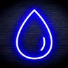 ADVPRO Insegna al neon LED in silicone flessibile a goccia d'acqua - blu - st16s32-fnu0070-b