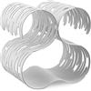 Alessi BM03 W Barkcellar Portabottiglie in Acciaio Colorato con Resina Epossidica, Bianco