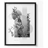 Generic Cornici per Quadri 50x70 cm Nera Laminato Acrilico al Poster e Foto Telaio in Plastica Decorazione da Parete Infrangibile Alta Qualità Plexiglass