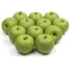WsCrofts 12 mele artificiali, frutta finta, mele finte per decorazioni di casa, cucina, ciotola di frutta sul tavolo, decorazioni per le feste, oggetti di scena per fotografia (verde)