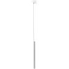 VR VETRINEINRETE Vetrineinrete® Faro led pendente lunghezza massima 240 cm 3 Watt per binario monofase faretto a luce naturale 4000k (Bianco)