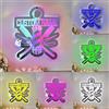 ASD Jewerly Luce personalizzata dello specchio del barbiere, nome personalizzato Barber Shop Neon Sign Light Up Specchio Decorazione per la stanza, regalo del negozio del salone di bellezza dei capelli
