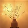 Ulalaza Lampada con ramo da 77 cm con 6 rami e 120 lampadine a LED Alimentata tramite USB Rami di salice illuminati a LED Utilizzare per riempire vasi per decorazioni natalizie per interni ed esterni