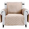 emmevi Copri Poltrona Impermeabile Tasche Laterali Proteggi Poltrona Antimacchia Antiscivolo 1 Posto Beige