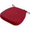 uyeoco Cuscino Per Sedia da Pranzo, Cuscino Sedia Cucina/Ufficio Trapezio in Lino Antiscivolo Con Lacci Cuscino Confortevole Resistente, Facile Da Pulire(#14,40X38X33X8cm)