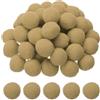 PATIKIL 1 Pon Pon Colorati, 500pz Mini Pompon Colorati Decorativi Pompon Piccoli Alta Elasticità Palline Colorate per Cappello Arte Natalizia Fai-Da-Te, Cachi