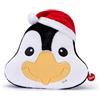 Trudi Cuscino Pinguino Xmas cuscini di peluche da arredo decorativi animali, regalo di compleanno | 38x36x9cm taglia M | Pillows | modello 28098