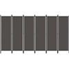 vidaXL Paravento a 6 Pannelli Divisorio Separè Pannello Byobu Pieghevole Schermo Separatore Ambienti Interni Protezione Privacy Antracite 300x180 cm