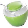 Omada Design Zuccheriera, Formaggiera in plastica con Cucchiaino, Made in Italy, Scomponibile, Lavabile il Lavastoviglie, Linea Movida, Verde