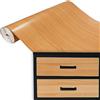 DecoMeister Pellicola Adesiva per Mobili 67,5x100 cm - Carta Adesiva Effetto Legno per Rivestimento Mobili Cucina e Armadio - Pellicola Decorativa Lavabile e Impermeabile - Faggio Rosso